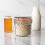 Argon Tableware Preserving/Jam Glass Storage Jars - 350ml - Pack of 3 Argon Tableware Preserving/Jam Glass Storage Jars - 350ml - Pack of 3