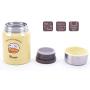 Kakao Friends - 12oz Provision Food Jar (3.3 inch x 5.3 inch) - Double Wall Vacuum Insulated 304 Stainless Steel Leak Proof for Kids Food Storage Container Flask, Yellow (Tube)