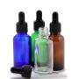 Vivaplex, 12, Assorted Colors, 1 oz Glass Bottles, With Glass Eye Droppers