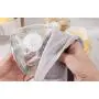 3 Pcs Glass Storage Jars - Clear Glass Bulk Food Storage Canister for Serving Tea, Coffee, Spice, Candy, Cookie - Keep Food Dry