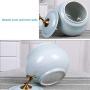 Ceramic Pottery Cereal Containers Canister Cookie Jar With Lids, Airtight Food Storage Containers Bins Large For Kitchen Pantry Organization Flour Rice Candy Bulk, 10L, 34x27cm (Color : Light Blue)
