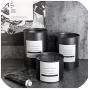 Black Iron Nordic Storage Tank Metal Planting Pot Groceries Aromatherapy Jewelry Candy Storage Jar Home Organizer Decor,Black No Cover M