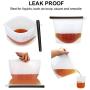 Reusable Silicone Food Storage Bags, OAMCEG 6 Pcs Airtight Seal Food Preservation Bags/Food Grade/Versatile Preservation Bag Container - Best for Snack, Fruit, Vegetable, Meat, Milk