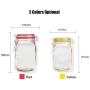 Walmeck Reusable Food Storage Bags, Jar Shaped Zip-Lock Food Fresh-Keeping Bag for Biscuits Snacks