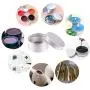 BENECREAT 12 Pack 2.7 OZ Tin Cans Screw Top Round Aluminum Cans Screw Lid Containers - Great for Store Spices, Candies, Tea or Gift Giving (Platinum) BENECREAT 12 Pack 2.7 OZ Tin Cans Screw Top Round Aluminum Cans Screw Lid Containers - Great for Store Spices, Candies, Tea or Gift Giving (Platinum)