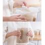 Cwg 3 Set of Sealed Storage Containers, Grain Miscellaneous Grains Storage Jars Plastic Kitchen Storage Box Food Crisper Dry Goods Storage Tank