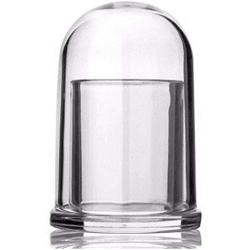 LOSTRYY Acrilico rotondo stuzzicadenti box stuzzicadenti jar stuzzicadenti bottiglia stuzzicadenti Holder