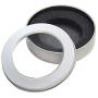 VANKOA Metal Round Empty Tins - Silver Mini Portable Box Containers Small Storage Kit and Home Organizer