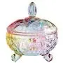 SOCOSY Royal Embossed Clear Glass Apothecary Jars , Footed Glass Candy Jars with Cover Lids ,Wedding Candy Buffet Jars Housewarming Xmas Gift SOCOSY Royal Embossed Clear Glass Apothecary Jars , Footed Glass Candy Jars with Cover Lids ,Wedding Candy Buffet Jars Housewarming Xmas Gift