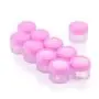Bouteilles/Récipients Plastiques Rose Vides pour Maquillage Crème Pot Contenant
