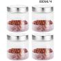 Glass Sealed Jars, Kitchen Household Grain Containers, Storage Spices/Pasta/Oatmeal/Coffee Beans