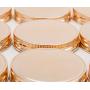 Mason Jar Lids Regular Mouth for Ball and More- Copper Coated Storage Caps for Mason Jars, 6 PCS
