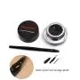 2 in 1 Black and Brown Gel Eyeliner Set Water Proof Smudge Proof, Last for All Day Long, Work Great with Eyebrow, 2 Pieces Eye Makeup Brushes Included 2 in 1 Black and Brown Gel Eyeliner Set Water Proof Smudge Proof, Last for All Day Long, Work Great with Eyebrow, 2 Pieces Eye Makeup Brushes Included