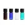 6 Stück 15ml/0.5oz Leere Wiederbefüllbare Plastik-Kosmetikcreme-Lotion-Fläschchen mit schwarzem Flip-Deckel – Make-up-Wasser-Elite-Flüssigkeit-Kosmetik-Aufbewahrungskasten-Behälter-Duschgel-Topf-Ampulle-Fall (Grün)