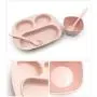 Ensemble de 4 assiettes pour bébé JUSTDOLIFE en paille de blé, assiettes divisées résistantes à la chaleur pour bébé, aliments pour bébés. Ensemble de 4 assiettes pour bébé JUSTDOLIFE en paille de blé, assiettes divisées résistantes à la chaleur pour bébé, aliments pour bébés.