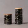 Mini Spice Jars Kitchen ceramic snack storage box storage tank marble seal can