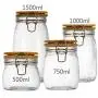 Glass Sealed Jars, Kitchen Household Grain Storage Tanks, Storage Jam/Honey/Coffee/Nuts Glass Sealed Jars, Kitchen Household Grain Storage Tanks, Storage Jam/Honey/Coffee/Nuts