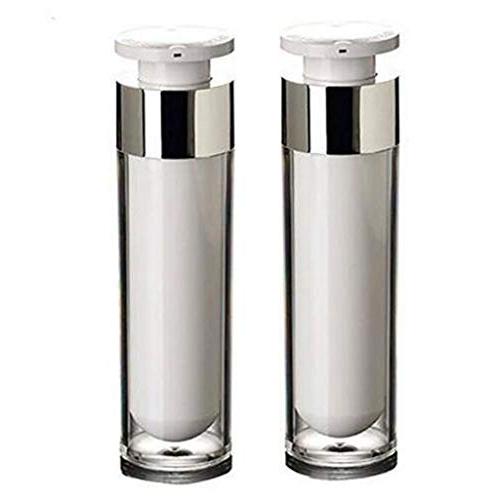 2PCS 50ml Leere Tragbare Acryl Airless Pump Flasche Make-up Gesichtskrem Lotion Ätherisches Öl Kosmetische Waschbehälter Reisegröße Behälter Glasbehälter