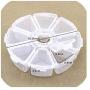 Transparent Acrylic Storage Jar With Lid Makeup Organizer Cotton Swabs Q Tip Stick Make Up Cotton Pad Storage Box Case Holder,1