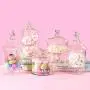 HOUSIYU Pharmacist Jar Glass with Dust and Moisture Storage Tank, Suitable for Candy Self-Service Display, Kitchen Shower Decoration, 16x14.5x9cm HOUSIYU Pharmacist Jar Glass with Dust and Moisture Storage Tank, Suitable for Candy Self-Service Display, Kitchen Shower Decoration, 16x14.5x9cm