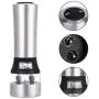 JUSTDOLIFE Electric Pepper Grinder Stainless Steel Double Sized Spice Mill Durable Salt Grinder JUSTDOLIFE Electric Pepper Grinder Stainless Steel Double Sized Spice Mill Durable Salt Grinder