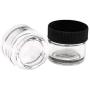 Glass Jars by DabJars - small heavyweight jars like those sold in MMJ dispensaries : great for Dabs, concentrates, oils, rosins, and other similar items