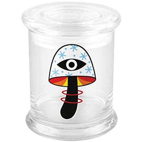 420 Science Shroom Vision Pop Top Jar - Assorted Sizes (Large)