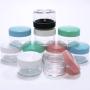 50 Packs Small Round Containers Cream Jars with Lids 15g Leak Proof Toiletry Containers with Mini Cosmetic Spatula and Labels