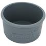 MJL Wide Mouth Half Pint Silicone Sleeve for Kerr Mason Jars (Charcoal Gray, 2 Pack)
