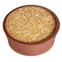 HOUSIYU Glass Candy Jar Natural Cork Cap Sealed Cans for Honey/Wine/Milk Powder/Tea/Coffee Beans/Biscuits/Bathroom Accessories Storage Containers, Black