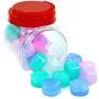 Paquet de 25 contenants en silicone 5ml transparent haute qualité pour le stockage d'huiles et condiments de cuisine. Paquet de 25 contenants en silicone 5ml transparent haute qualité pour le stockage d'huiles et condiments de cuisine.