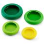 Zxyyxz Reusable Silicone Food Piggy Bank, Set 4, Fresh Green