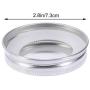 BESTONZON 10pcs Stainless Steel Mason Jar Lids Storage Cap with O-Shape Silicone Seals Reusable and Leak Proof 70mm