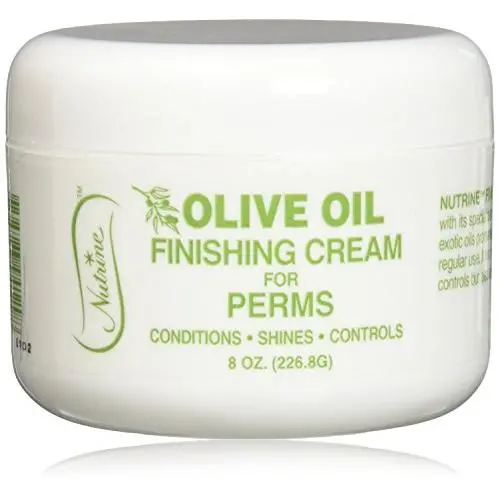 Nutrine Finishing Cream Olive Oil Jar For Perms, 8 Ounce Nutrine Finishing Cream Olive Oil Jar For Perms, 8 Ounce