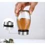 DYFYMX sugar bowl with lid Spice jar, glass jar, jar with lid, spice storage box, glass storage jar oil container for kitchen