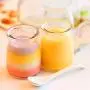 Bocal en Verre 4 Pièces 100ml pour Pudding, Confitures, Miel, Épices avec Bouchon Plastique Bocal en Verre 4 Pièces 100ml pour Pudding, Confitures, Miel, Épices avec Bouchon Plastique