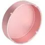 Tangxi Round Aluminum Alloy Storage Box 4.33 x 4.33 x 1.38 in Round Storage Jars Containers for Screw Battery Candy Toy Snacks Cosmetics(Rose)