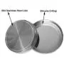 Bouchons en Acier Inox pour Bocal Mason, 12 Pièces, Surface Polie, Réutilisables et Étanchés, Caps avec Joints Silicones pour Bocaux à Large Ouverture (12 Pièces)