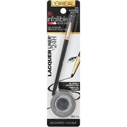 LOreal Paris Infallible Lacquer Eyeliner, Blackest Black (Packaging May Vary)