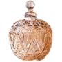 Hflove Embossed Crystal Ccandy Box With Lid Jewelry Box/Candy Jar/Biscuit Jar/Wedding Candy Sself-service/Jar Kitchen Storage Jar/Gift Jar (Part A)