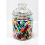 Backwoods Lighting LLC Glass Candy Jar 8oz Behälter mit Dichtungslid Lebensmittelbehälter dekorative Glasbehälter