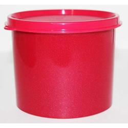 Tupperware Canister in Sparkle Red 2.5 Cup Capacity