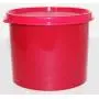 Tupperware Canister in Sparkle Red 2.5 Cup Capacity Tupperware Canister in Sparkle Red 2.5 Cup Capacity