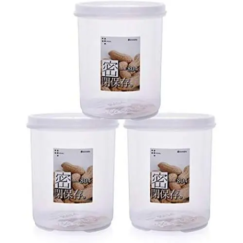 Tree House Round Storage containers Sets with lid, Versatile Plastic Food Boxes Durable Preserving Jars Regular Mouth Sealed jar Herbs Pot-A Tree House Round Storage containers Sets with lid, Versatile Plastic Food Boxes Durable Preserving Jars Regular Mouth Sealed jar Herbs Pot-A