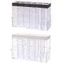 Lovhop Acryl Transparente Gewürzdose, Salz- und Pfefferbehälter, 6 Sets – Acryl Gewürzbehälter, Salz & Pfeffer Scharbe, Set von 6 – Transparente Gewürzgläser, ideal für Küche, Salz, Pfeffer, Spice Jar Set.