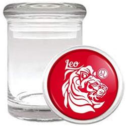 Customized Collectables Leo Astrological Sign Horoscope Medical Odorless Glass Jar