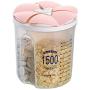 Plastic Food Storage Containers, Multi-grain Storage Box with Compartments, Food Storage Tank With Lid, BPA Free Food Storage Organizer Case with Dividers - Store Dried Food, Fruits, Snacks (C)