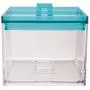 Meeme Storage Container S 0,95l trans./Blue by Zak Designs Meeme Storage Container S 0,95l trans./Blue by Zak Designs