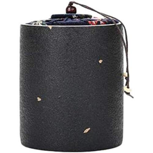 Goddness Bar Japanese Style Storage Vacuum Seal Container Tea Coffee Jars Ceramics Cans(Style 08)