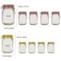 MoO1deer Storage Bags 10/12Pcs Jar Shape Zipper Bag Reusable Snack Saver Food Sandwich Storage Pouch for Home - 10pcs